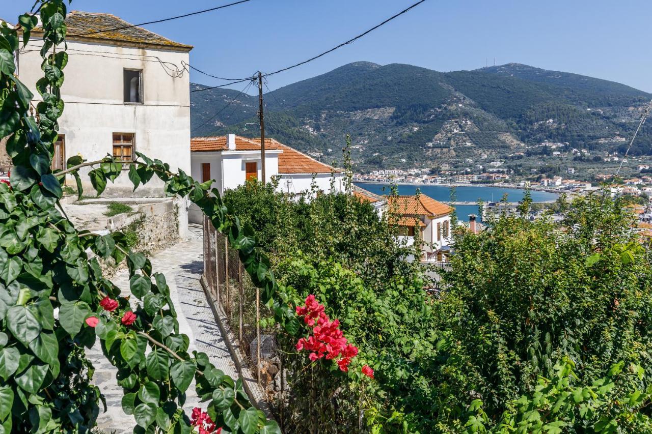 Breezy Rooftop House Bandar Skopelos Luaran gambar