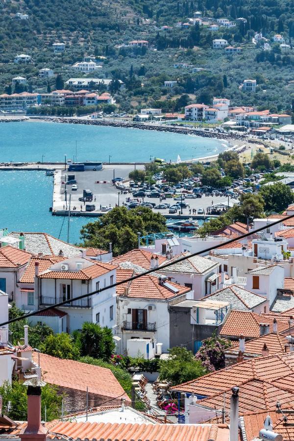 Breezy Rooftop House Bandar Skopelos Luaran gambar