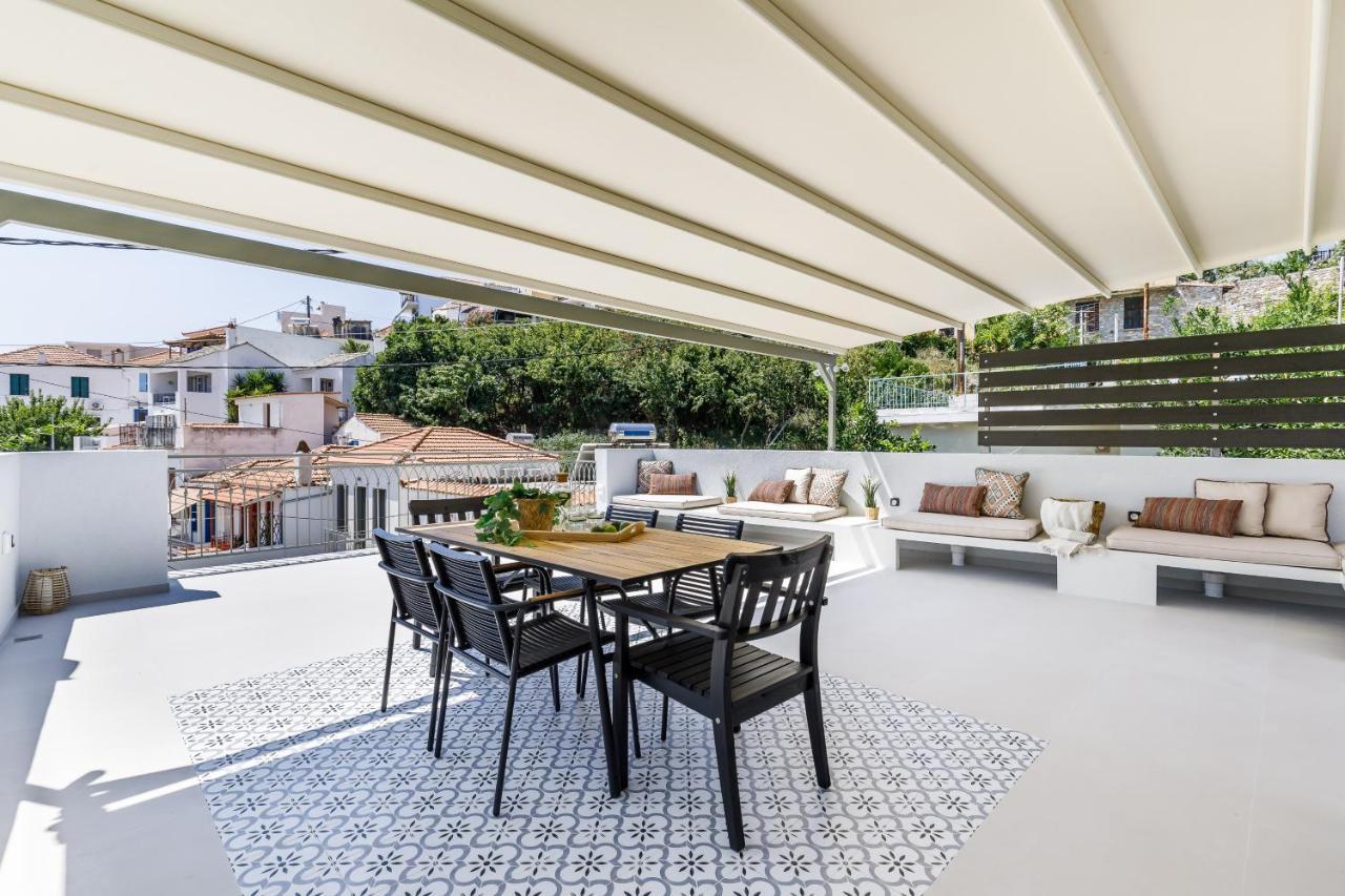 Breezy Rooftop House Bandar Skopelos Luaran gambar