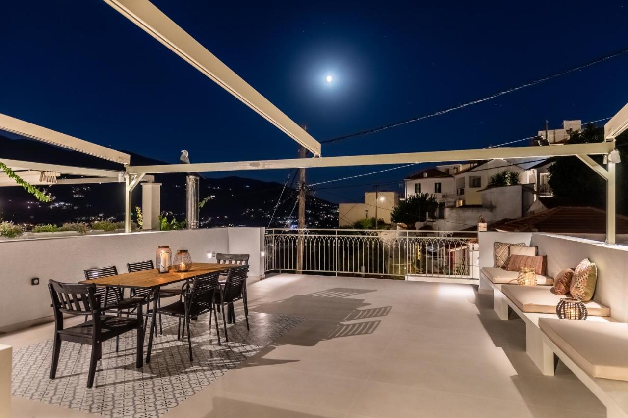 Breezy Rooftop House Bandar Skopelos Luaran gambar